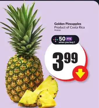 FreshCo Golden pineapples product of costa rica offer