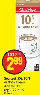 FreshCo Sealtest 5%, 10% or 35% cream 473 ml-1 l offer