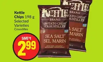 FreshCo Kettle chips 198 g selected varieties offer