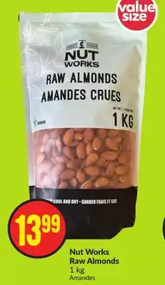 FreshCo Nut works raw almonds 1 kg offer