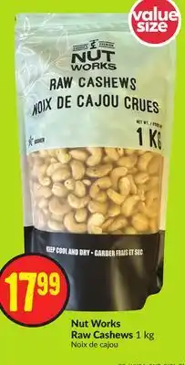 FreshCo Nut works raw cashews 1 kg offer