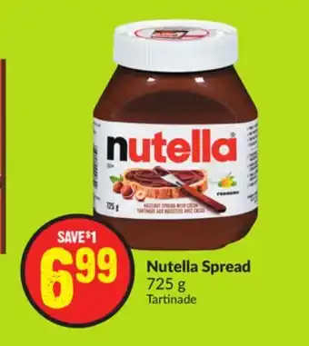 FreshCo Nutella spread 725 g offer