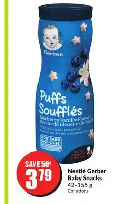 FreshCo Nestle gerber baby snacks 42-155 g offer