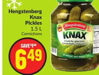FreshCo Hengstenberg knax pickles 1.5 l offer