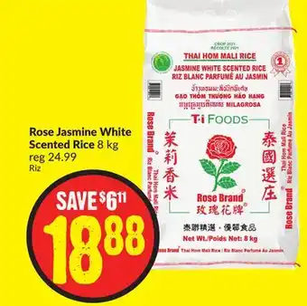 FreshCo Rose jasmine white scented rice 8 kg offer