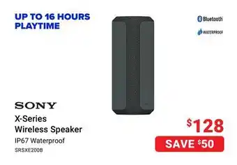 Visions Electronics Sony x-series wireless speaker offer