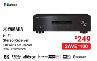 Visions Electronics Yamaha hi-fi stereo receiver offer