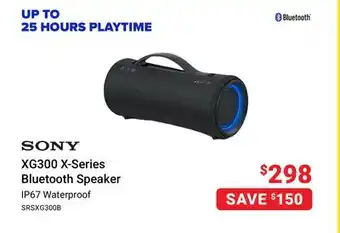 Visions Electronics Sony xg300 x-series bluetooth speaker offer