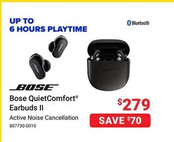 Visions Electronics Bose quietcomfort earbuds offer