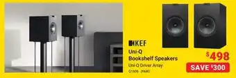 Visions Electronics Kef uni-q bookshelf speakers offer