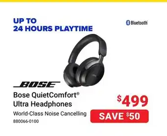 Visions Electronics World-class noise cancelling bose quietcomfort ultra headphones offer