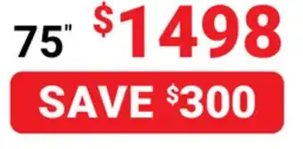 Visions Electronics Lg 75 inch qned75 4k 2023 smart tv (75qned75ura) offer