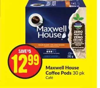 Chalo FreshCo Maxwell house coffee pods 30 pk offer