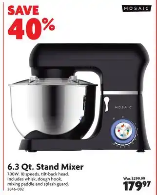 Home Hardware 6.3 qt. stand mixer offer