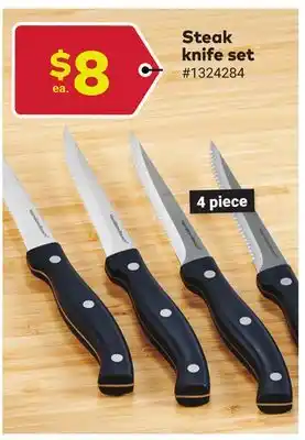 Giant Tiger Steak knife set offer