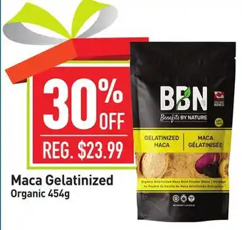 Healthy Planet Maca gelatinized organic offer
