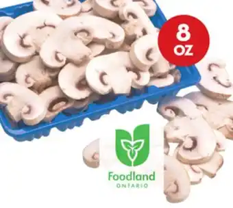 Giant Tiger 8 oz sliced white mushrooms offer
