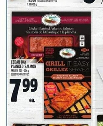 Metro Cedar Bay Planked Salmon offer