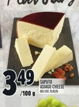 Metro Saputo Asiago Cheese offer