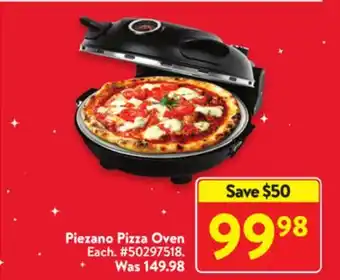Walmart Piezano pizza oven offer