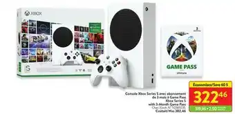 Walmart Xbox series s with 3-month game pass offer
