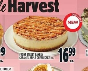 Metro Front Street Bakery Caramel Apple Cheesecake offer
