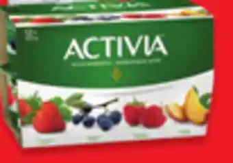 Walmart Activia 12 x 100 g yogurt offer