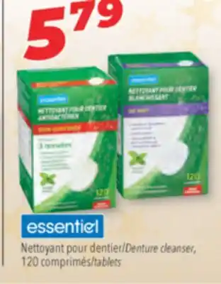 Familiprix Essential denture cleanser offer