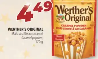 Familiprix Werther's original caramel popcorn offer