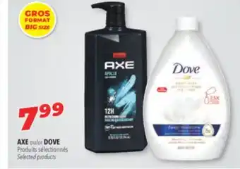 Familiprix Axe or dove selected products offer