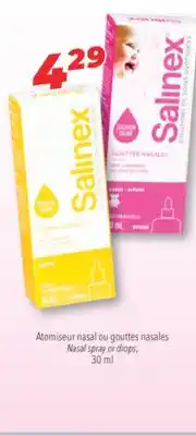 Familiprix Salinex nasal spray or drops offer