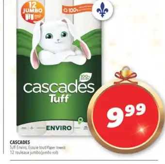 Familiprix Cascades paper towels offer