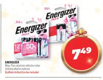 Familiprix Energizer selected alkaline batteries offer