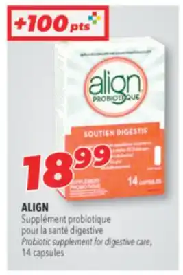 Familiprix Align probiotic supplement for digestive care offer