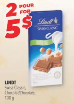 Familiprix Lindt swiss classic, chocolate offer