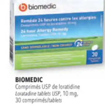 Familiprix Biomedic loratadine tablets usp 10 mg, 30 tablets offer