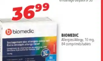 Familiprix Biomedic allergy, 10 mg, 84 tablets offer