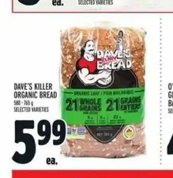 Metro Dave's Killer Organic Bread offer