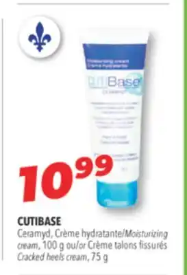 Familiprix Cutibase moisturizing cream, 100 g or cracked heels cream, 75 g offer