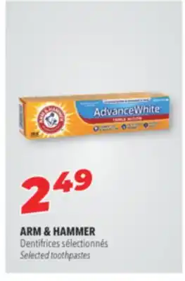 Familiprix Arm & hammer selected toothpastes offer