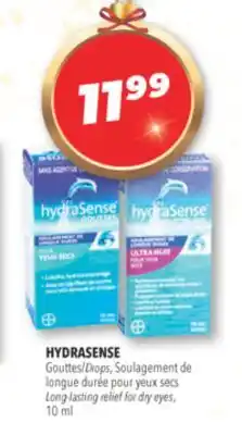 Familiprix Hydrasense long-lasting relief for dry eyes offer