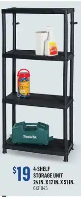 Canac 4-shelf storage unit 24 in. x 12 in. x 51 in offer
