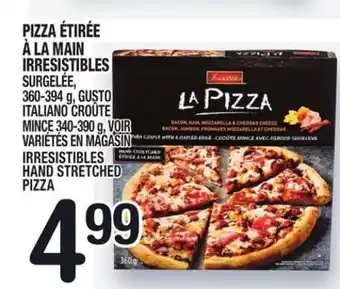 Marche Ami Pizza étirée à la main irresistibles | irresistibles hand stretched pizza offer