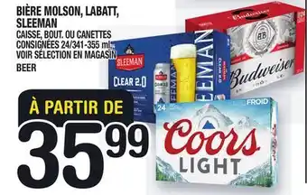 Marche Ami Bière molson, labatt, sleeman | beer offer