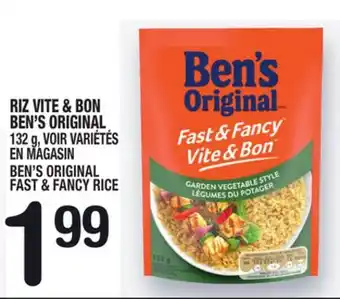 Marche Ami Riz vite & bon ben's original | ben's original fast & fancy rice offer