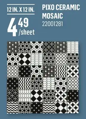 Canac Pixo ceramic mosaic offer