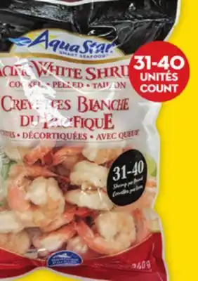 Giant Tiger Aqua star frozen shrimp offer