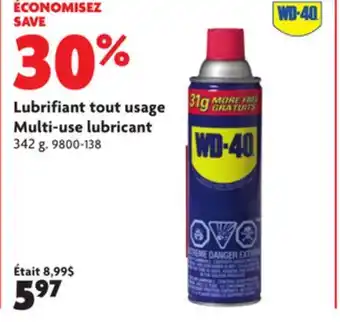 Home Hardware Lubrifiant tout usage multi-use lubricant offer