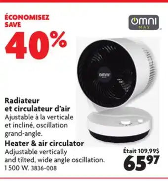 Home Hardware Heater & air circulator offer