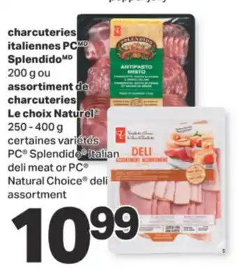 L'Intermarché Charcuteries italiennes splendidomd 200 g ou assortiment de charcuteries le choix naturel 250 - 400 g offer